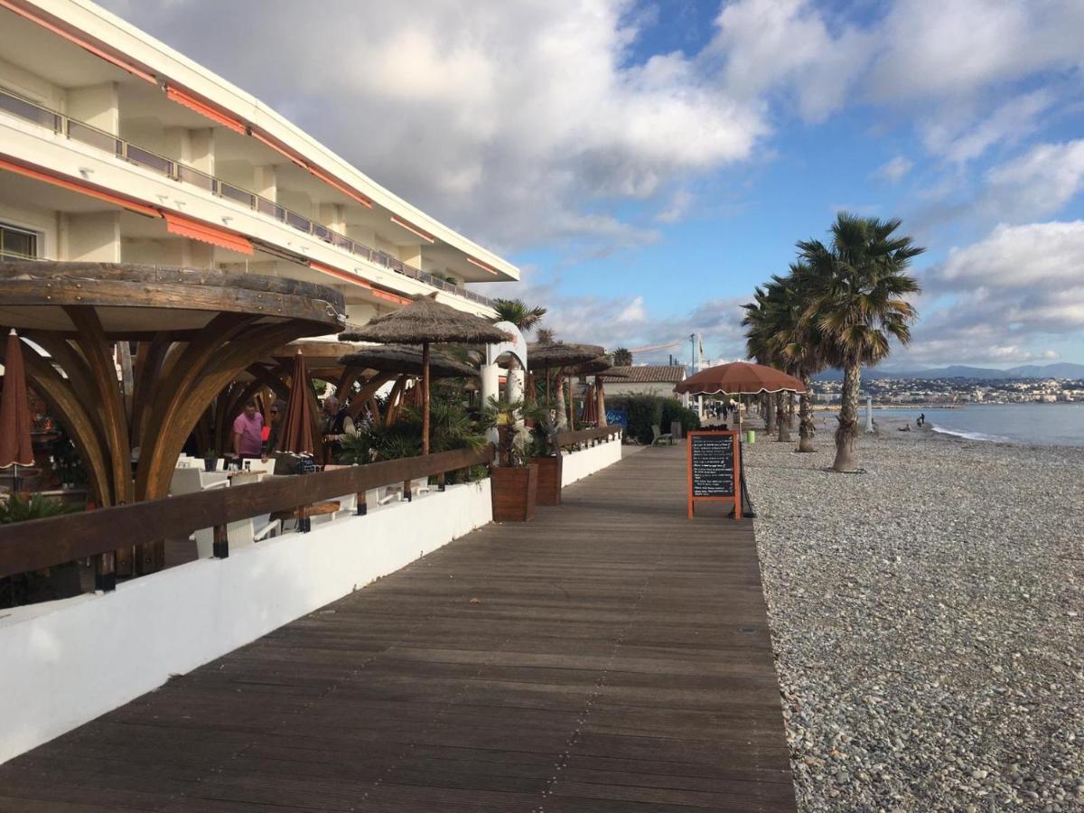 Bord de mer, studio avec terrasse Villeneuve-Loubet Extérieur photo